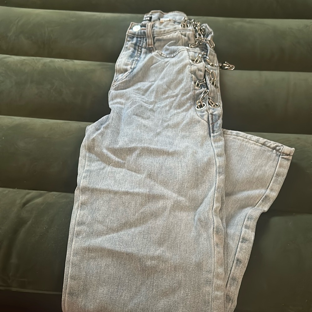 fashion nova chain side pants